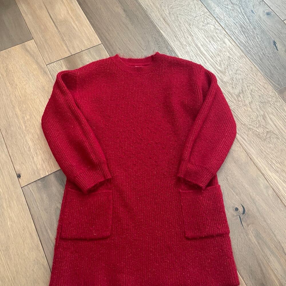 Gap Kids Sweater Dress Red Girls Size 5